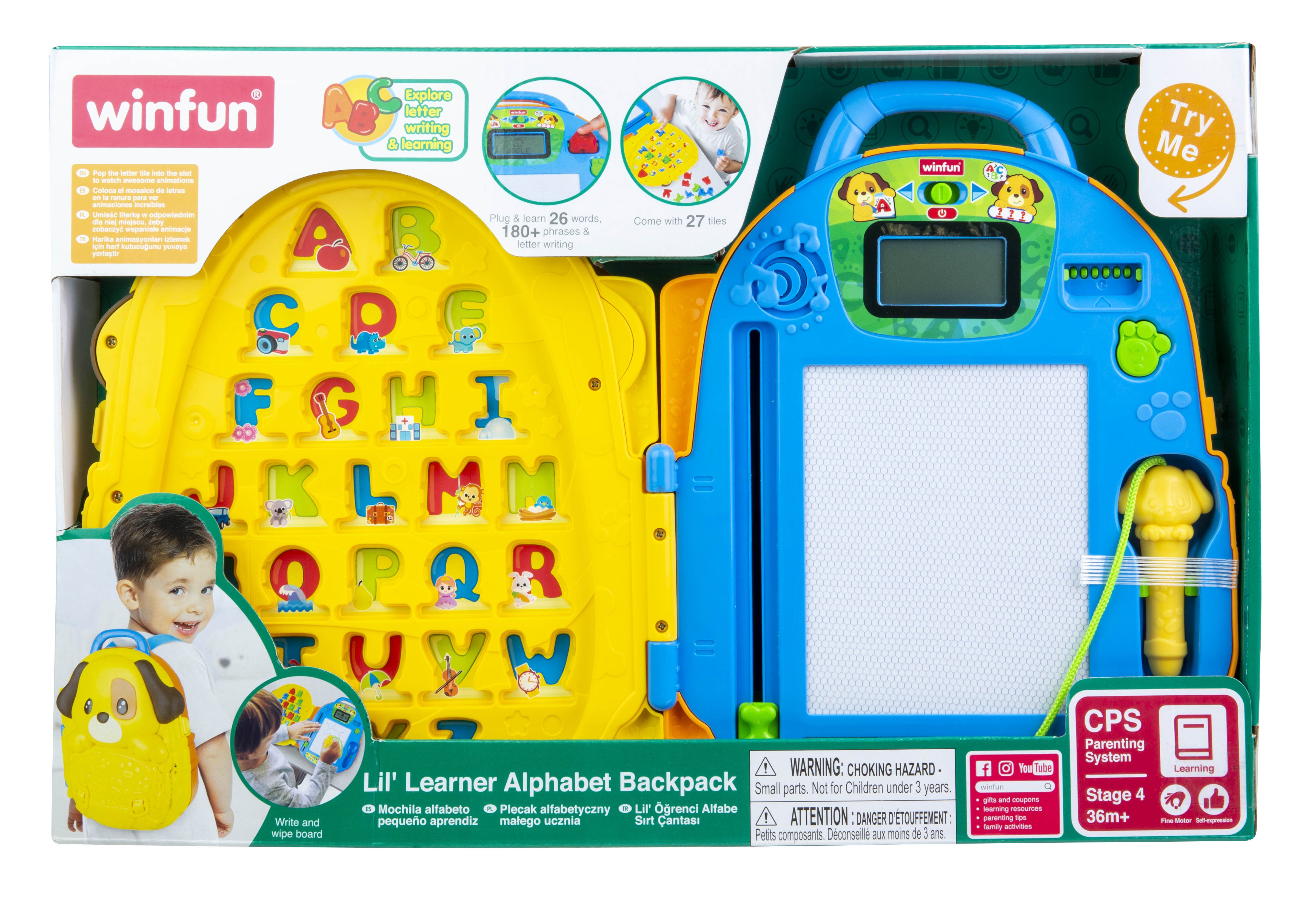 Winfun Lil Learner Alphabet Backpack