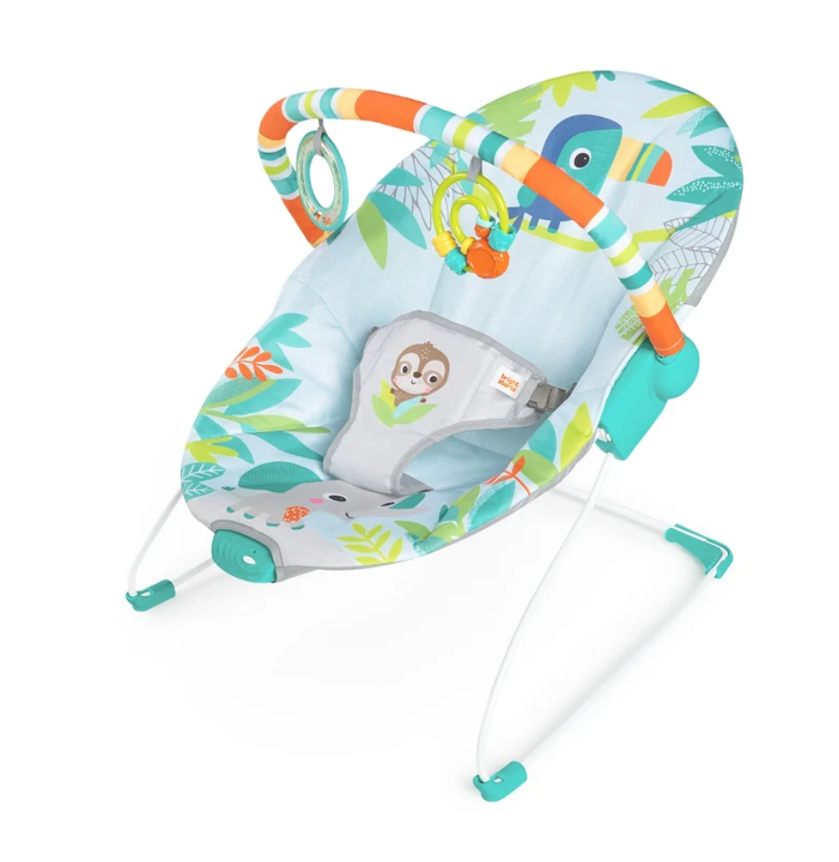 Bright Starts Rainforest Vibes Vibrating Bouncer