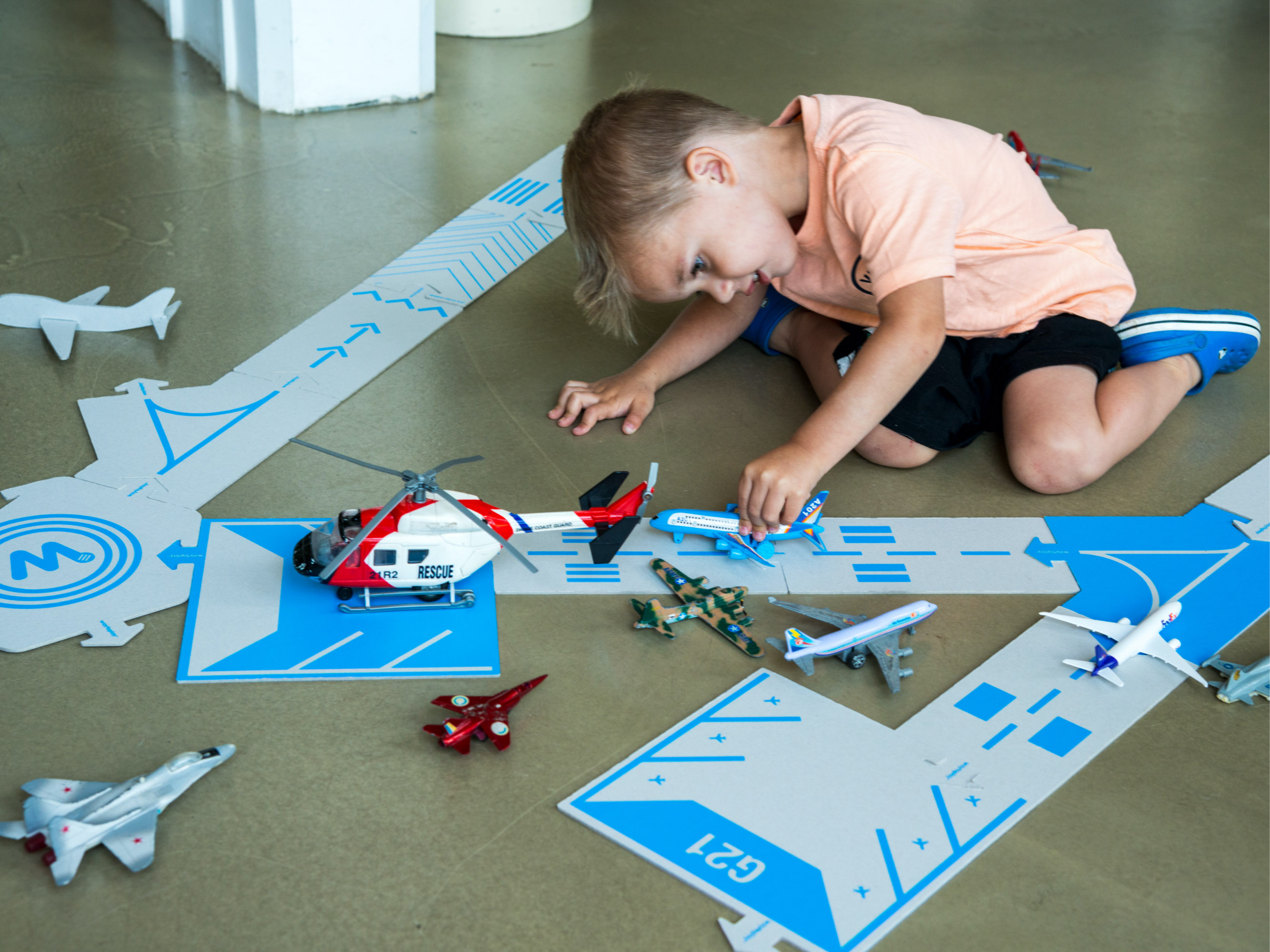 Runway Recycled Cardboard Toy Road — view 2