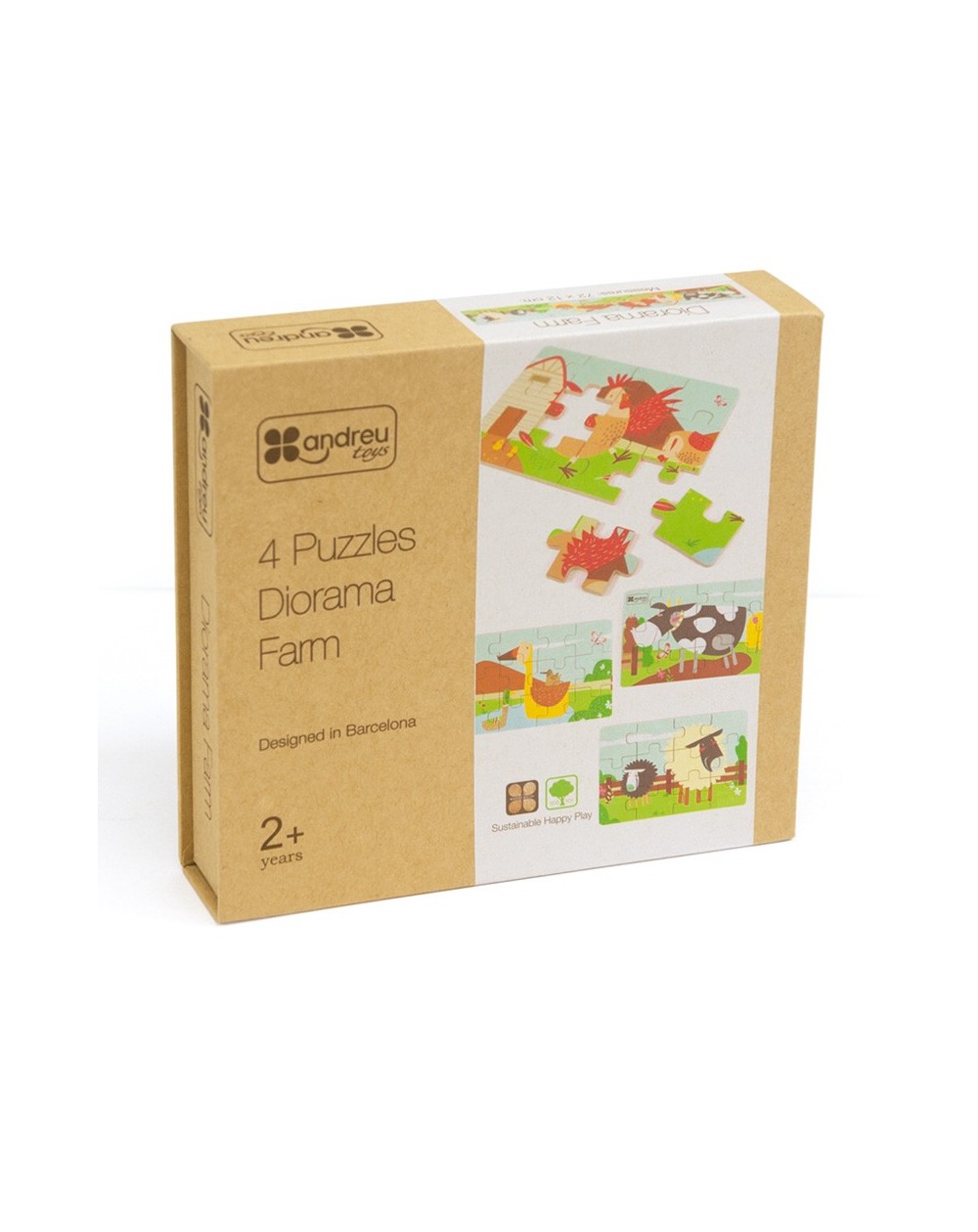 4 Puzzles Diorama Farm