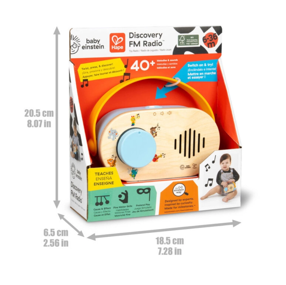 Baby Einstein Discovery Radio Toy Radio ( Hape)