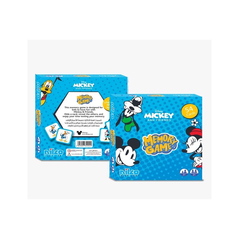 Nilco Disney Memory Game Mickey And Friends