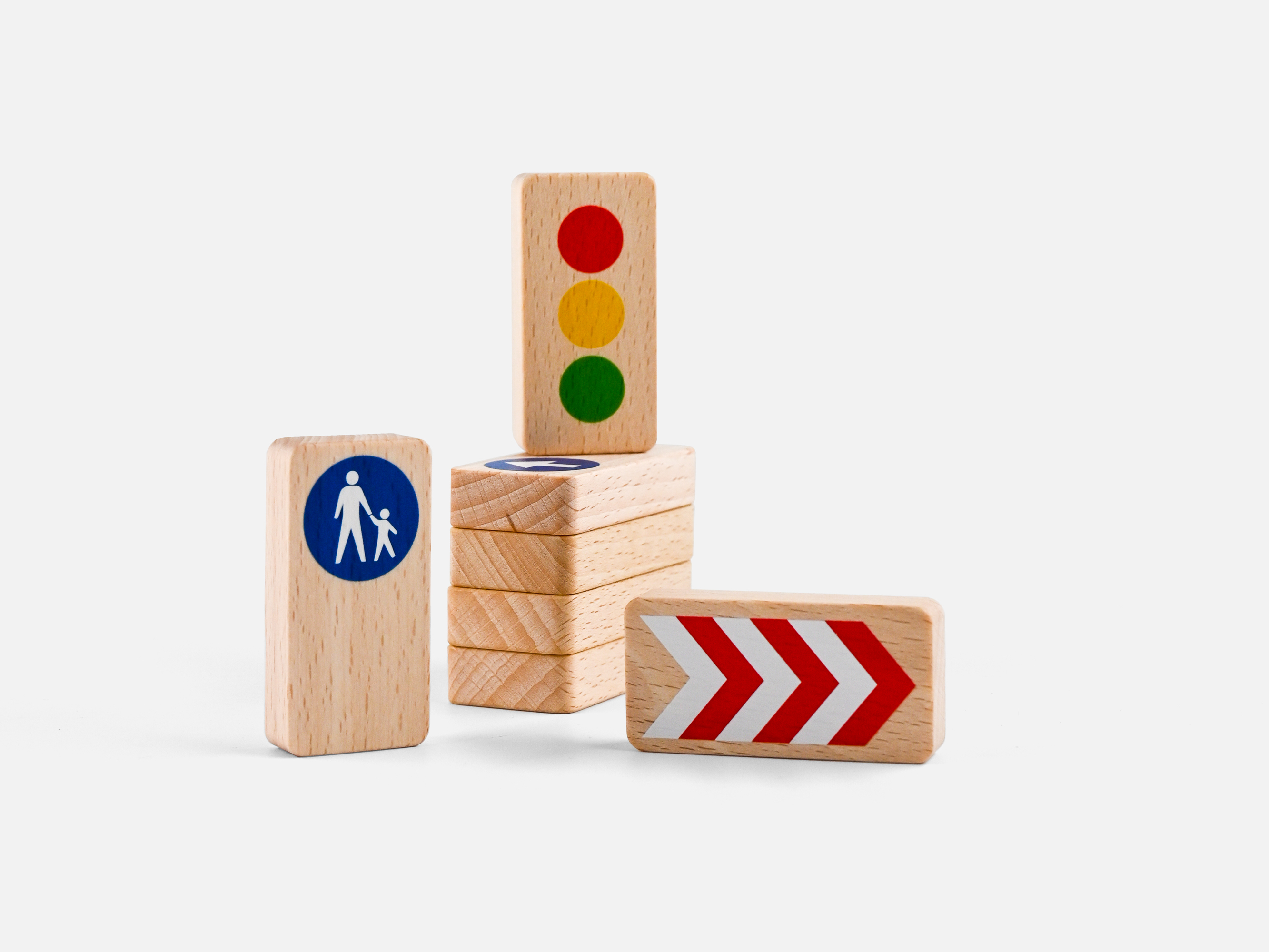 Road Blocks Set Traffic Signs