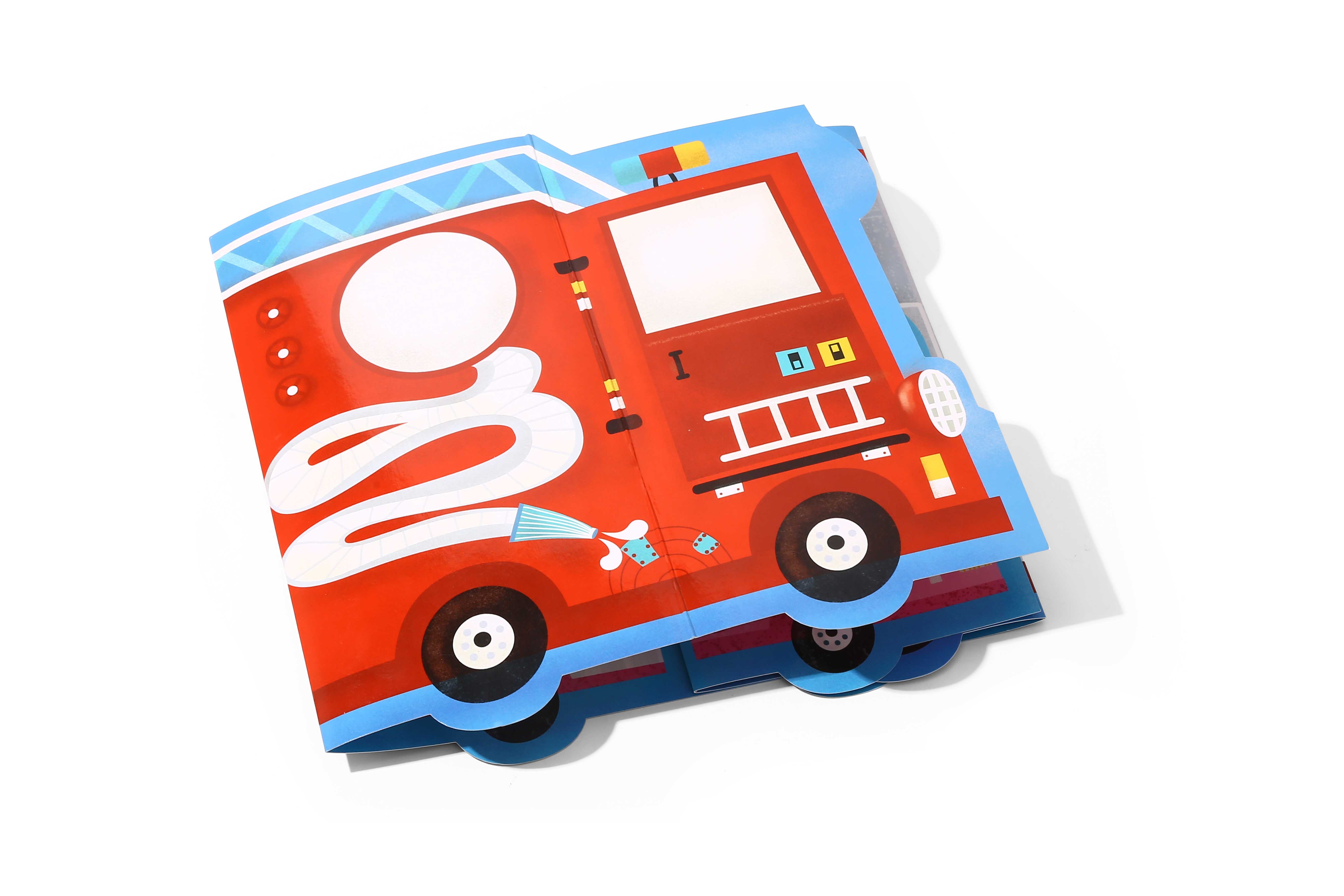 Reusable Stickers Activity Pad - Fire Truck & Ice Cream Truck — view 2