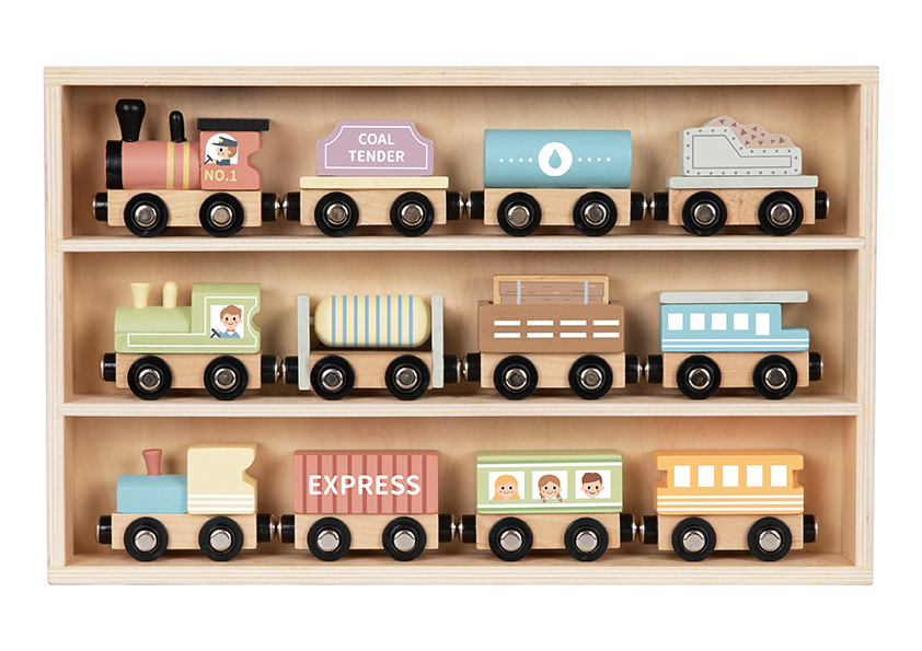 Wooden Train Set